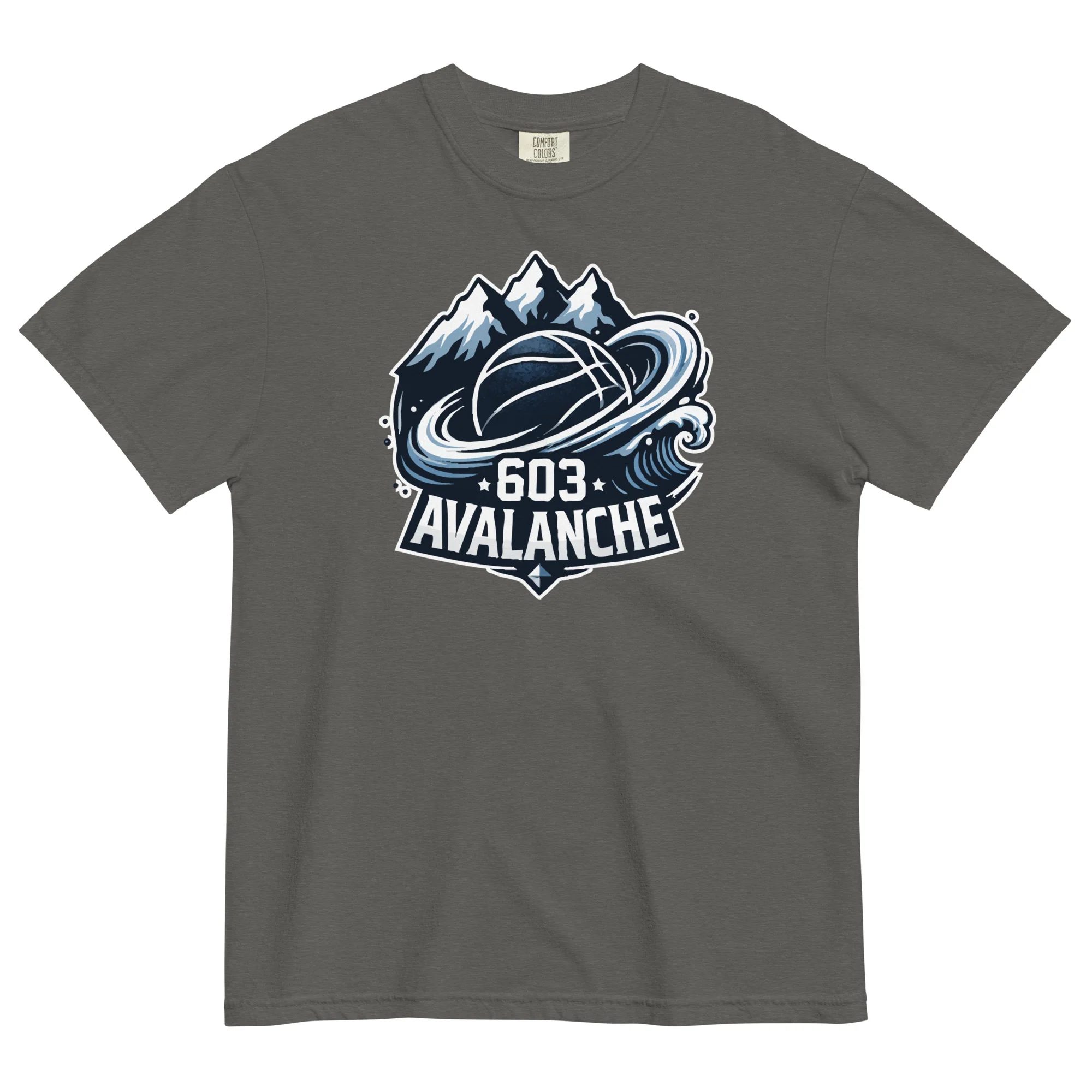 603 Avalanche Logo Unisex Garment-dyed T-Shirt - Image 2