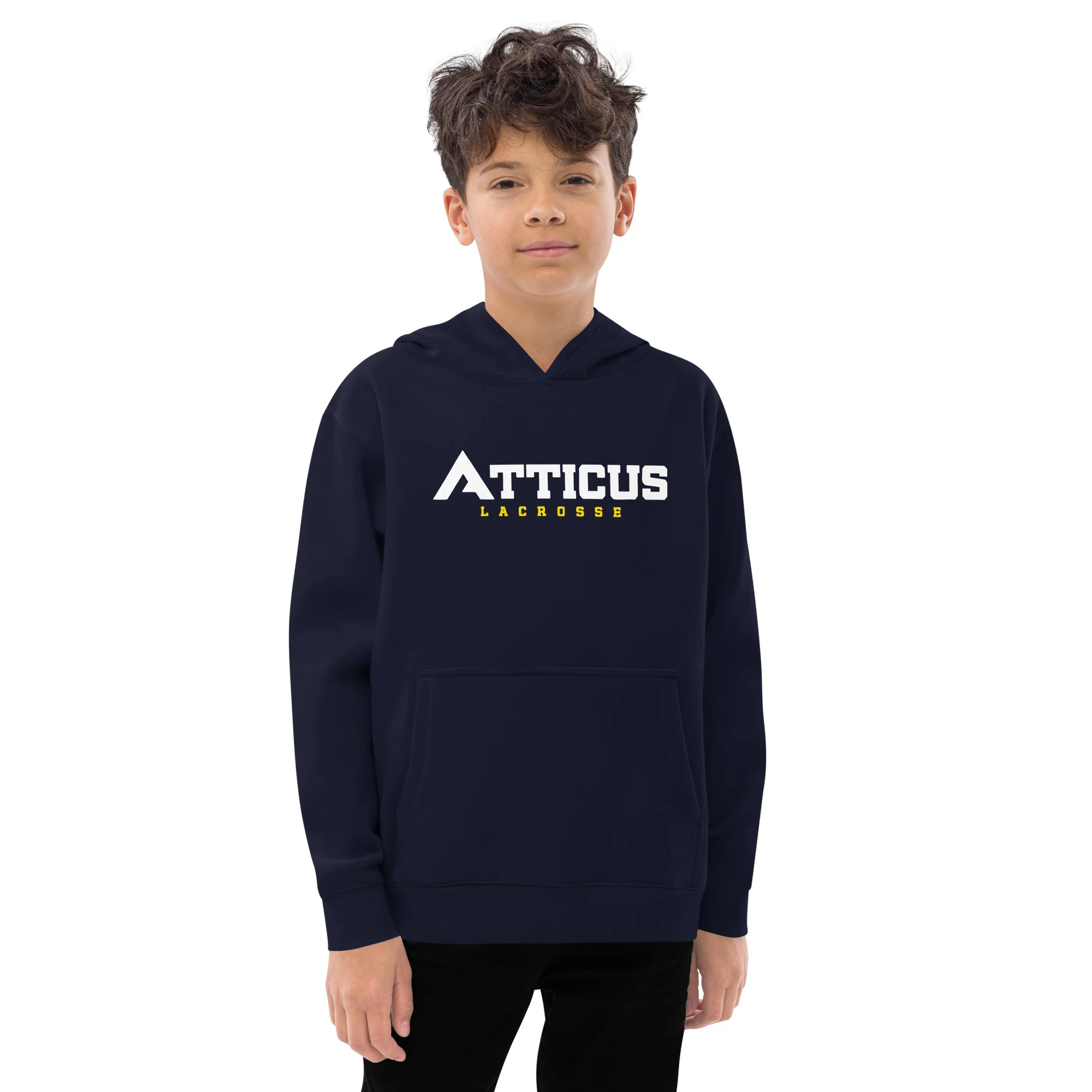 Atticus Script Youth Fleece Hoodie