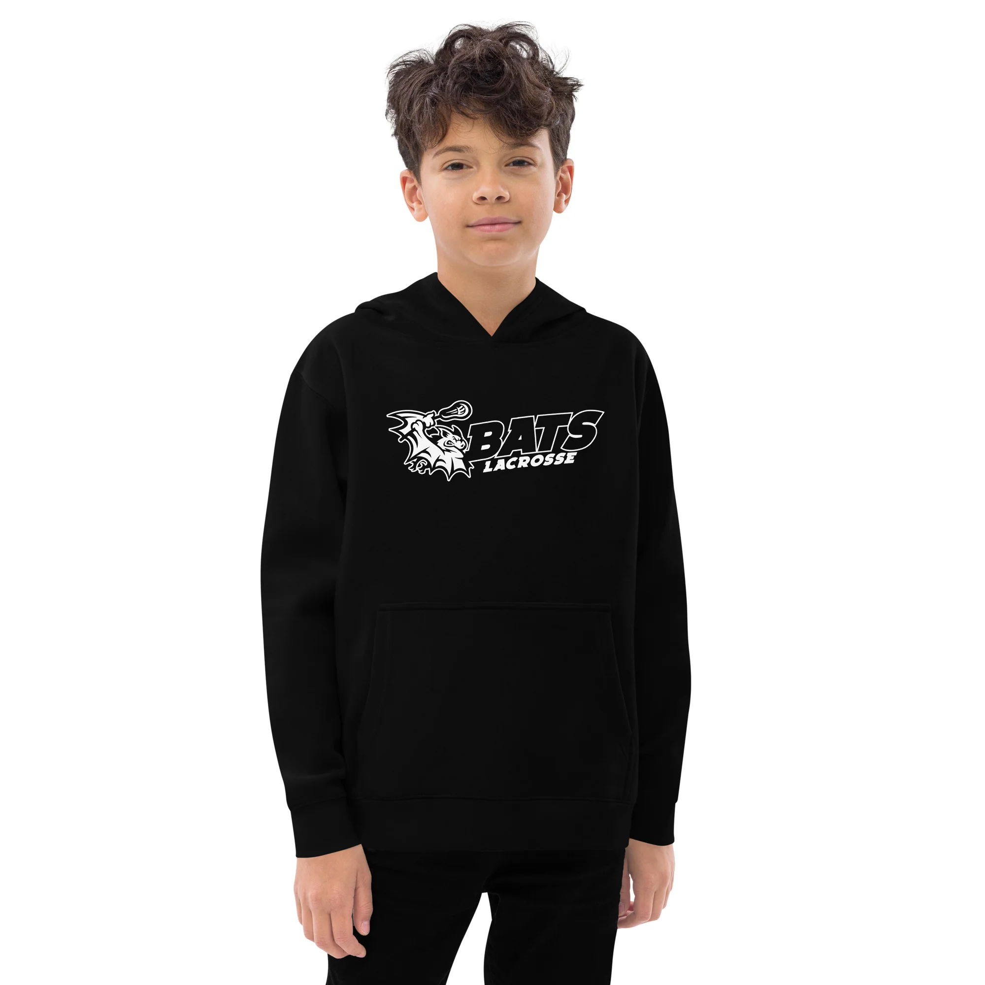 Bats Youth Fleece Hoodie - Image 2