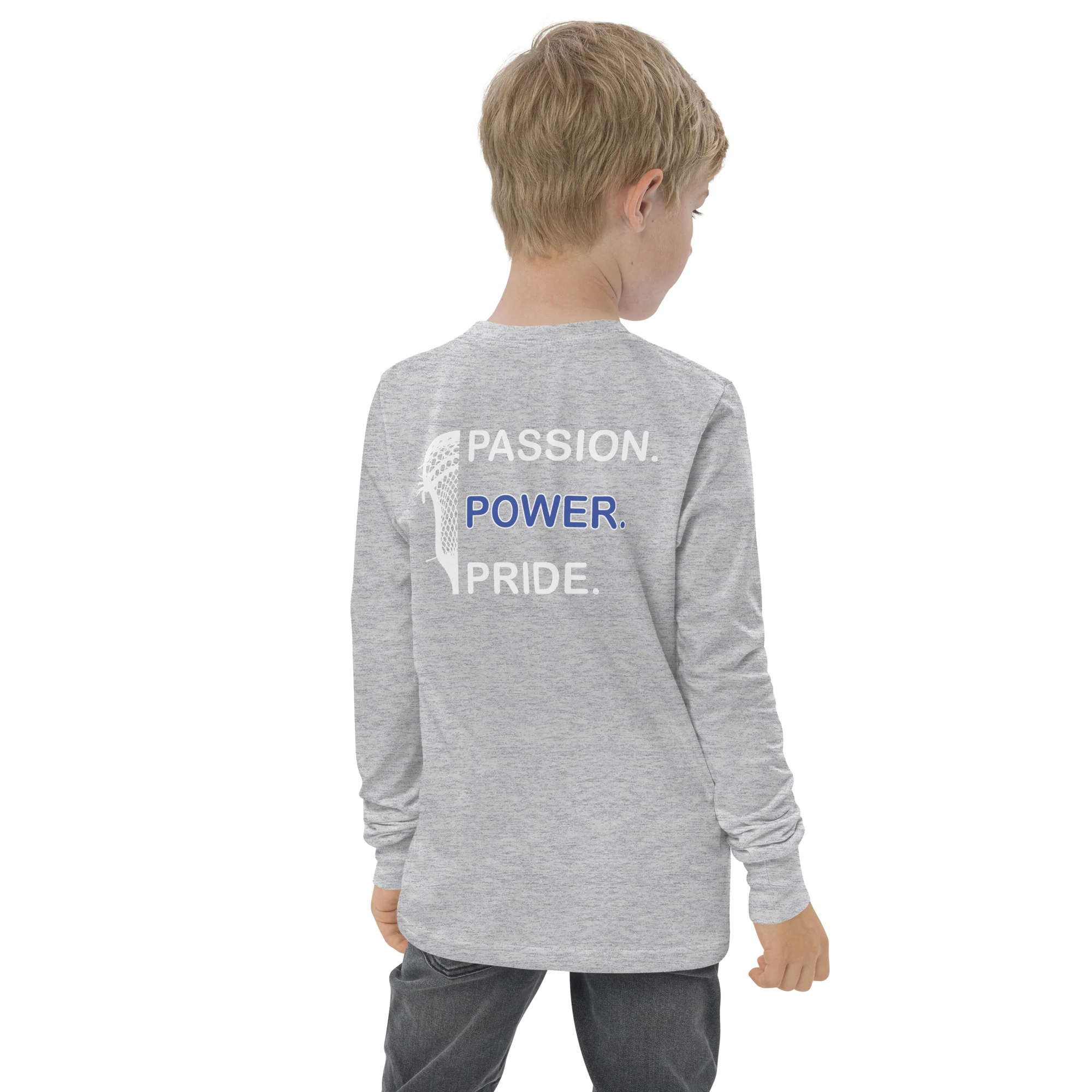 Brookfield YOUTH LS shirt - with back print - Image 4