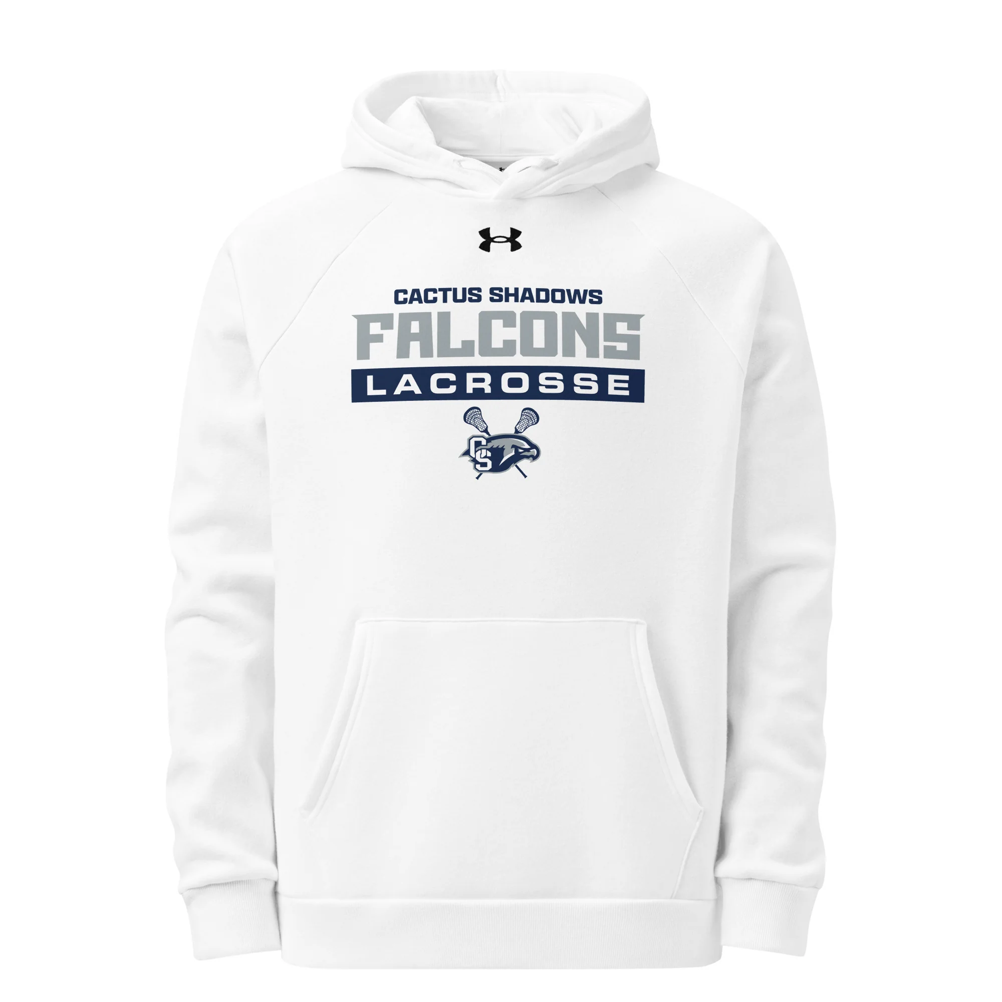 Cactus Shadows Text Under Armour® Hoodie - Image 3