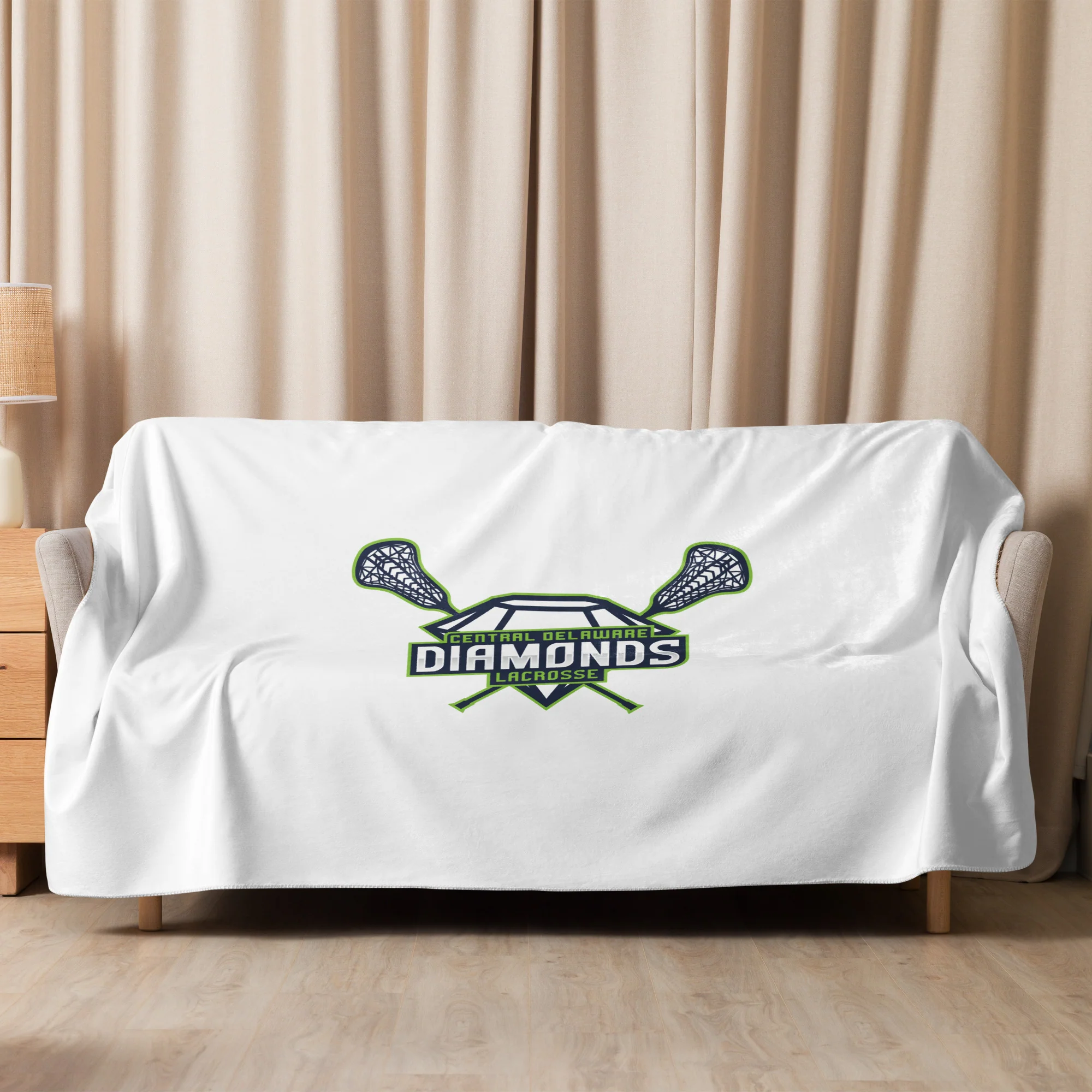 Diamonds Sherpa Blanket