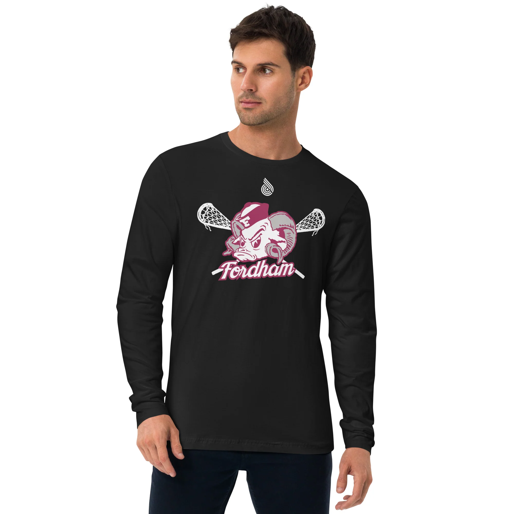 Fordham Long Sleeve Fitted Crew - Image 2