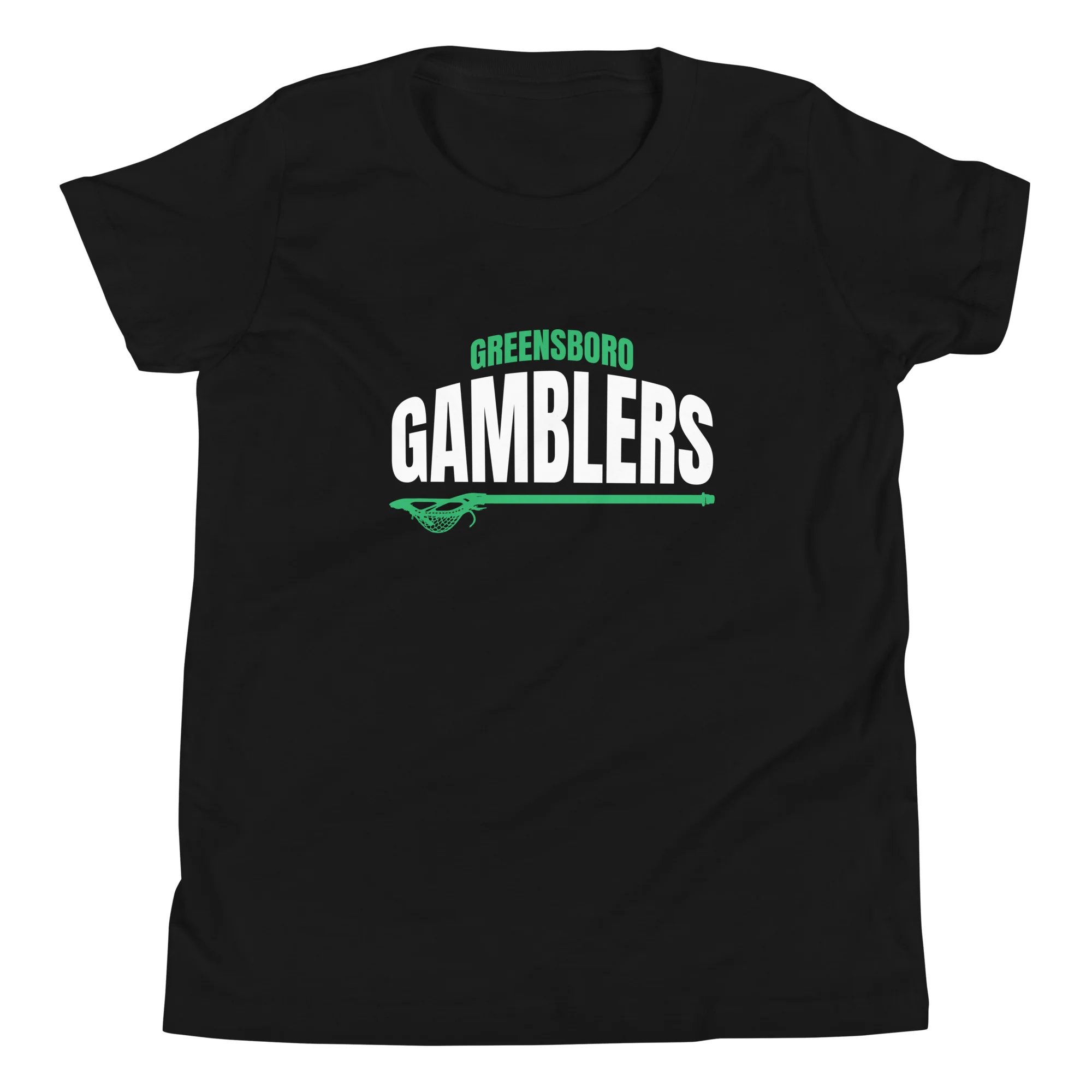 Gamblers Text Youth Short Sleeve T-Shirt