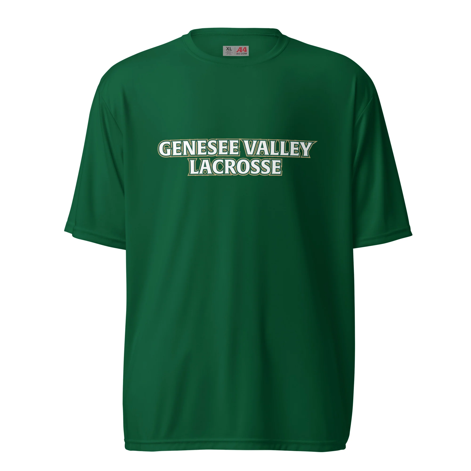 Genesee Valley Text Unisex Performance T-Shirt - Image 2