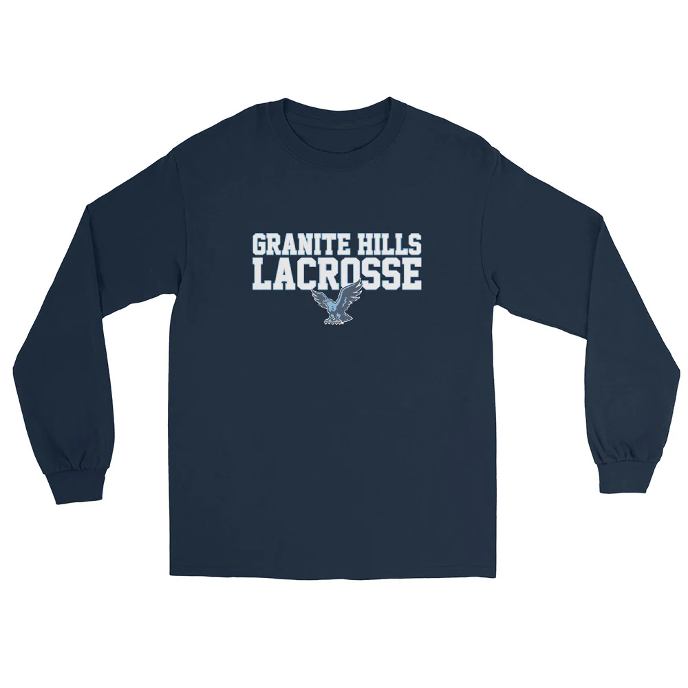 Granite Hills Block Men’s Long Sleeve Shirt - Image 2