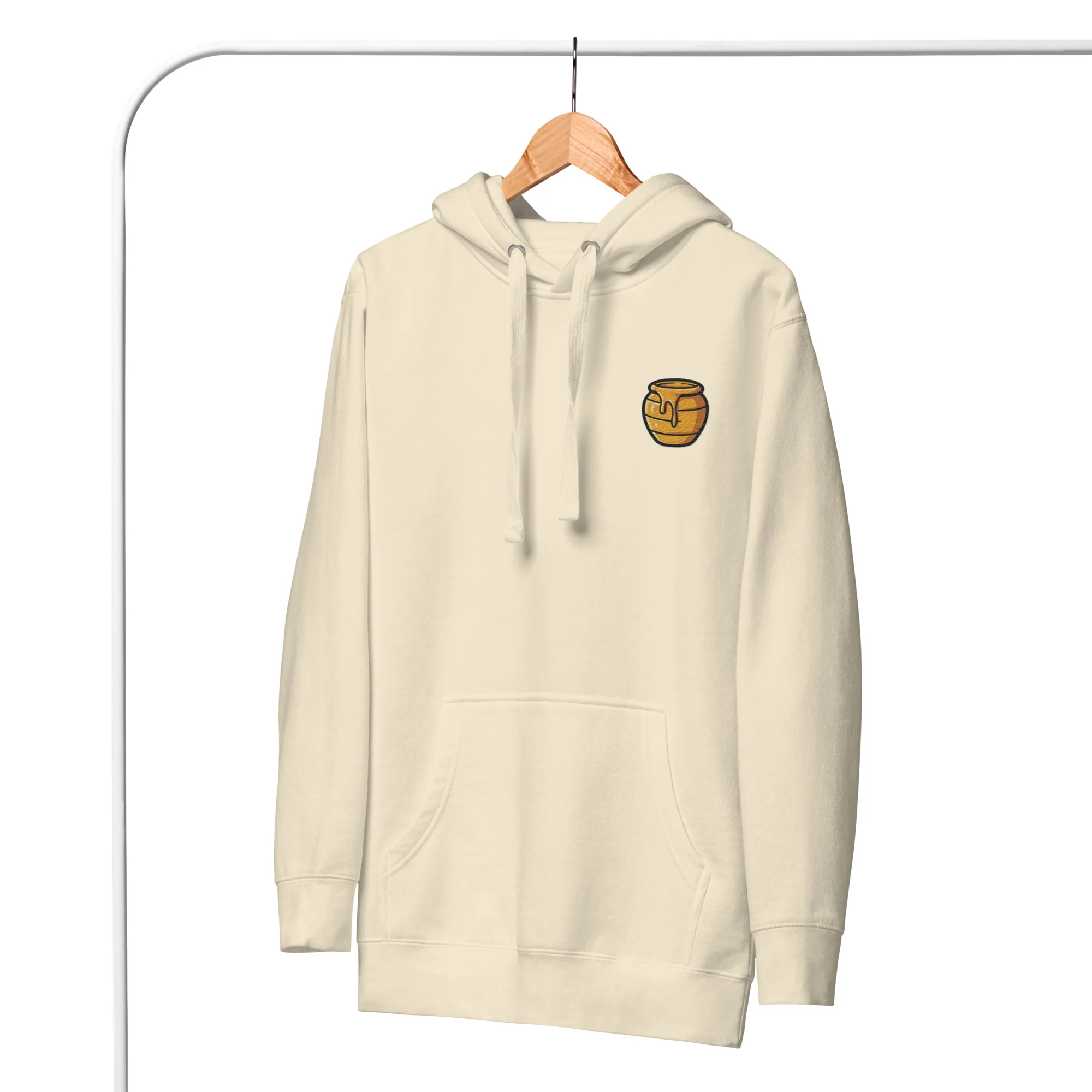 Honey Embroidered Unisex Hoodie