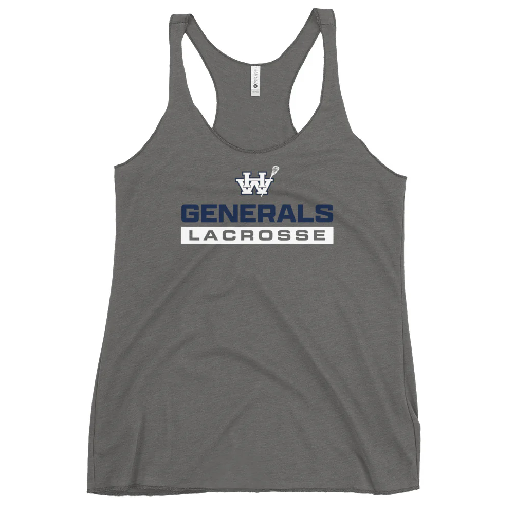 HW Text Women's Racerback Tank - Image 2