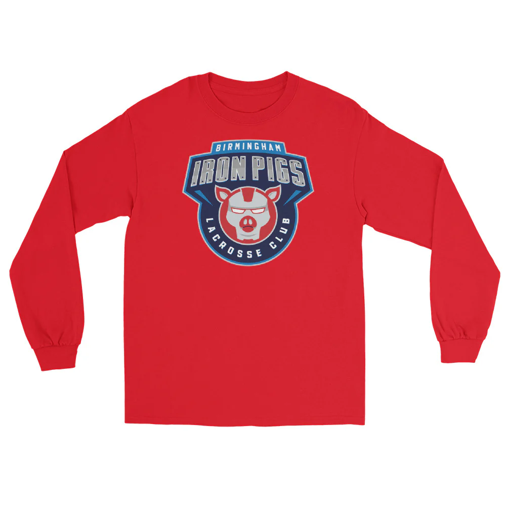 Iron Pigs Men’s Long Sleeve Shirt - Image 3