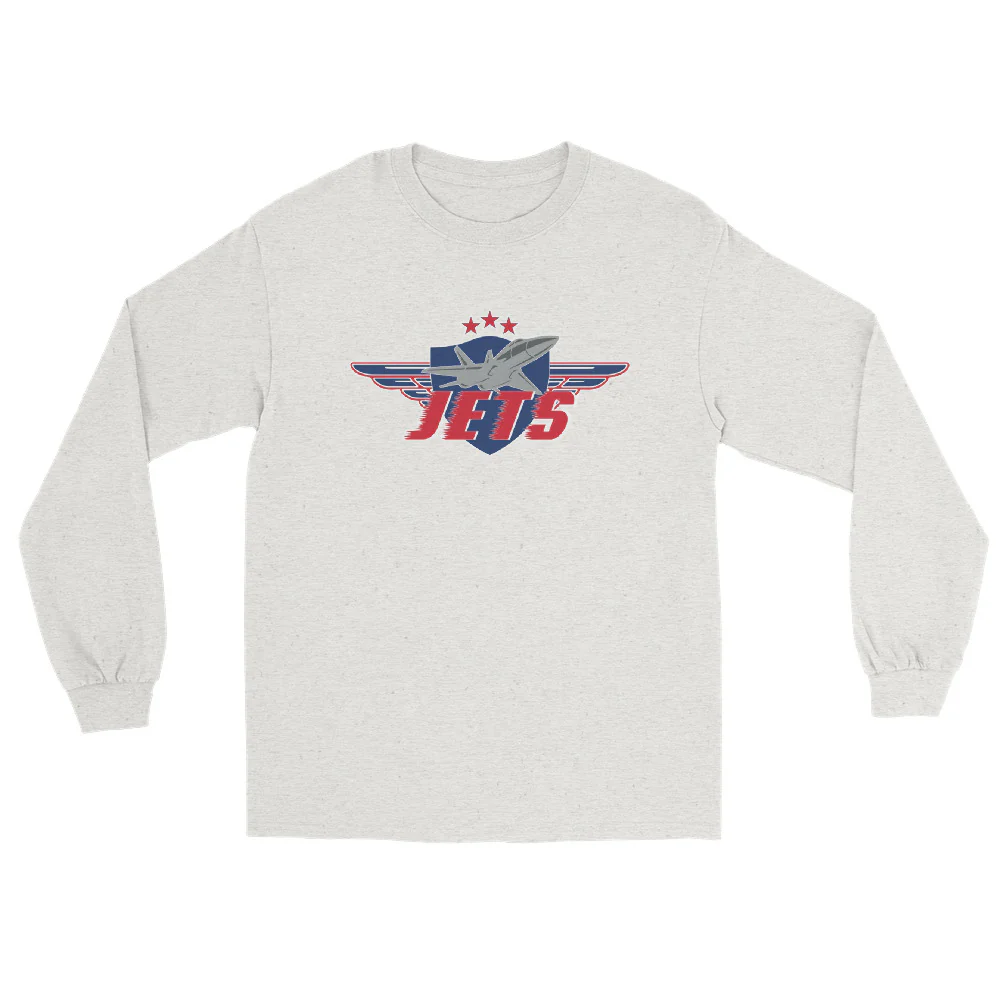 Jets Men’s Long Sleeve Shirt - Image 2
