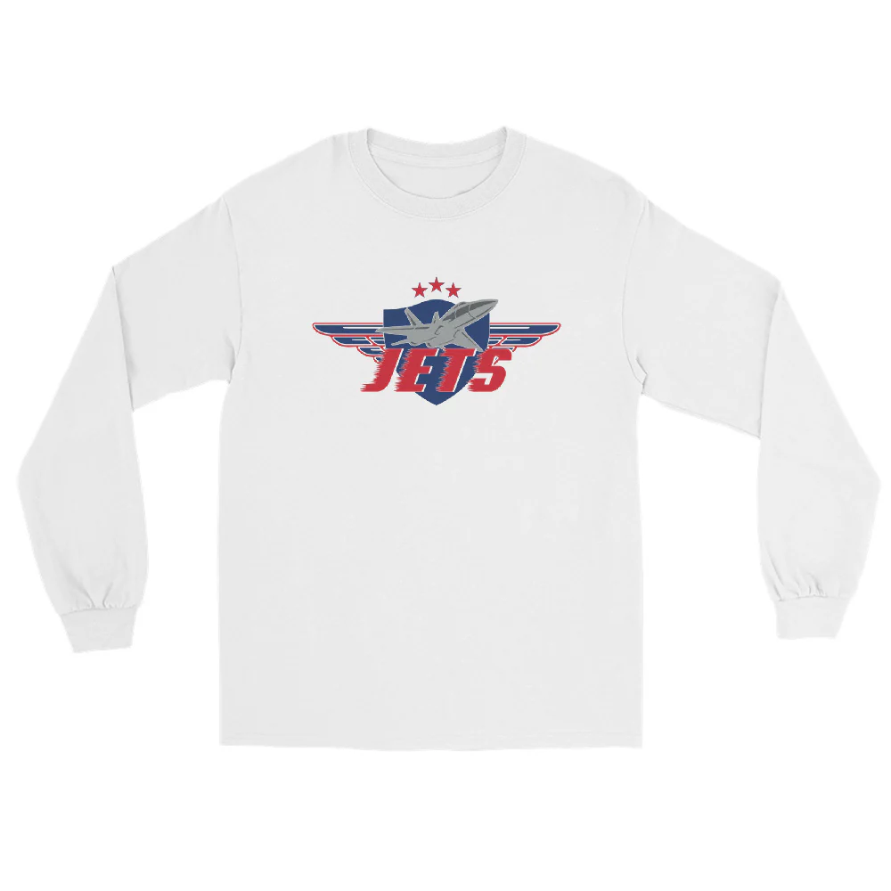 Jets Men’s Long Sleeve Shirt - Image 3