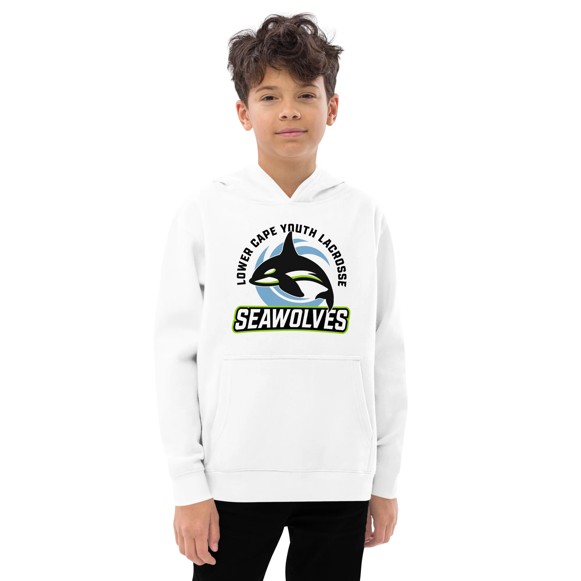 Lower Cape Youth Fleece Hoodie - Image 5