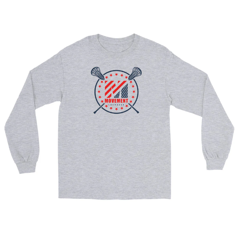 Movement - Script - Men’s Long Sleeve Shirt
