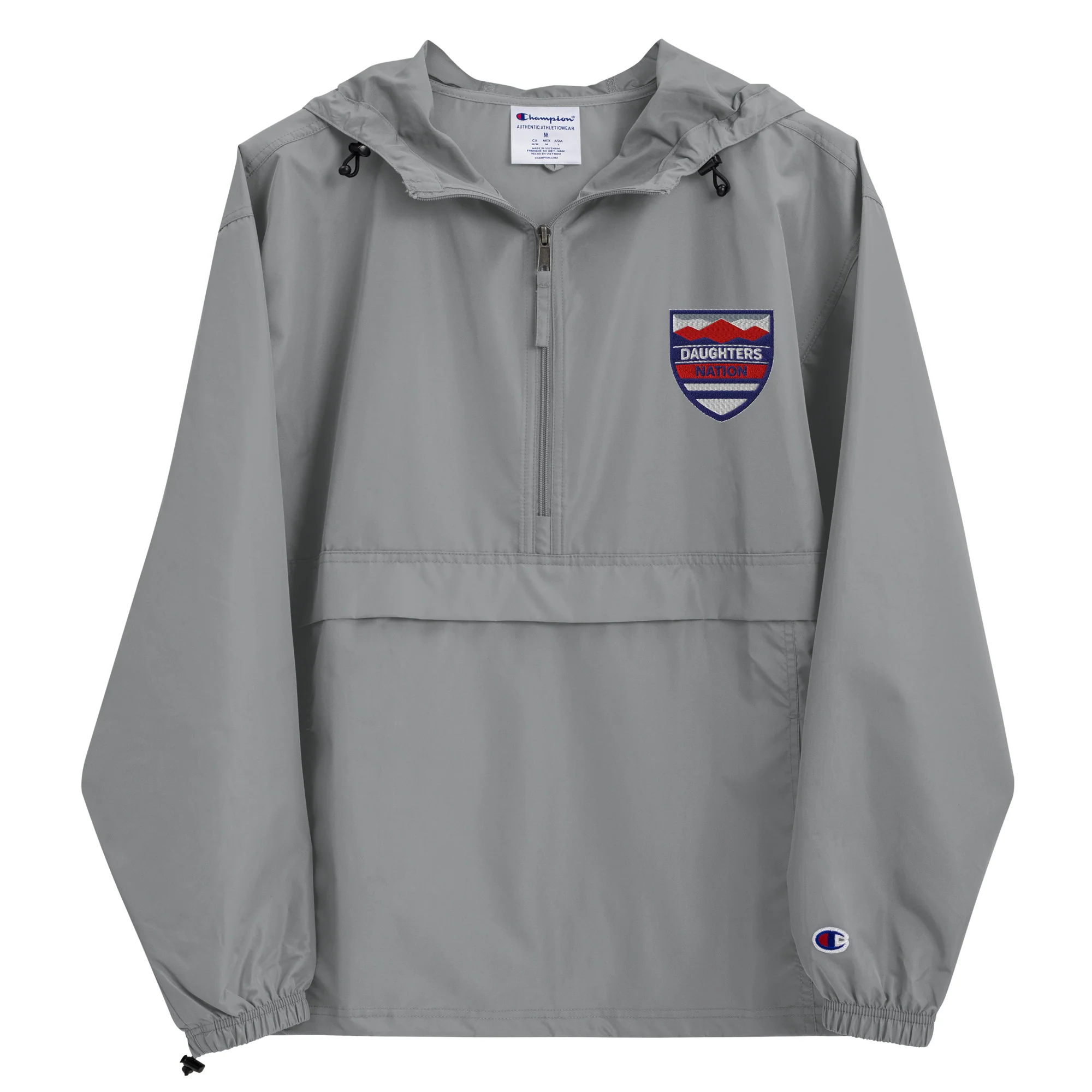 Nation Embroidered Champion Packable Jacket - Image 2