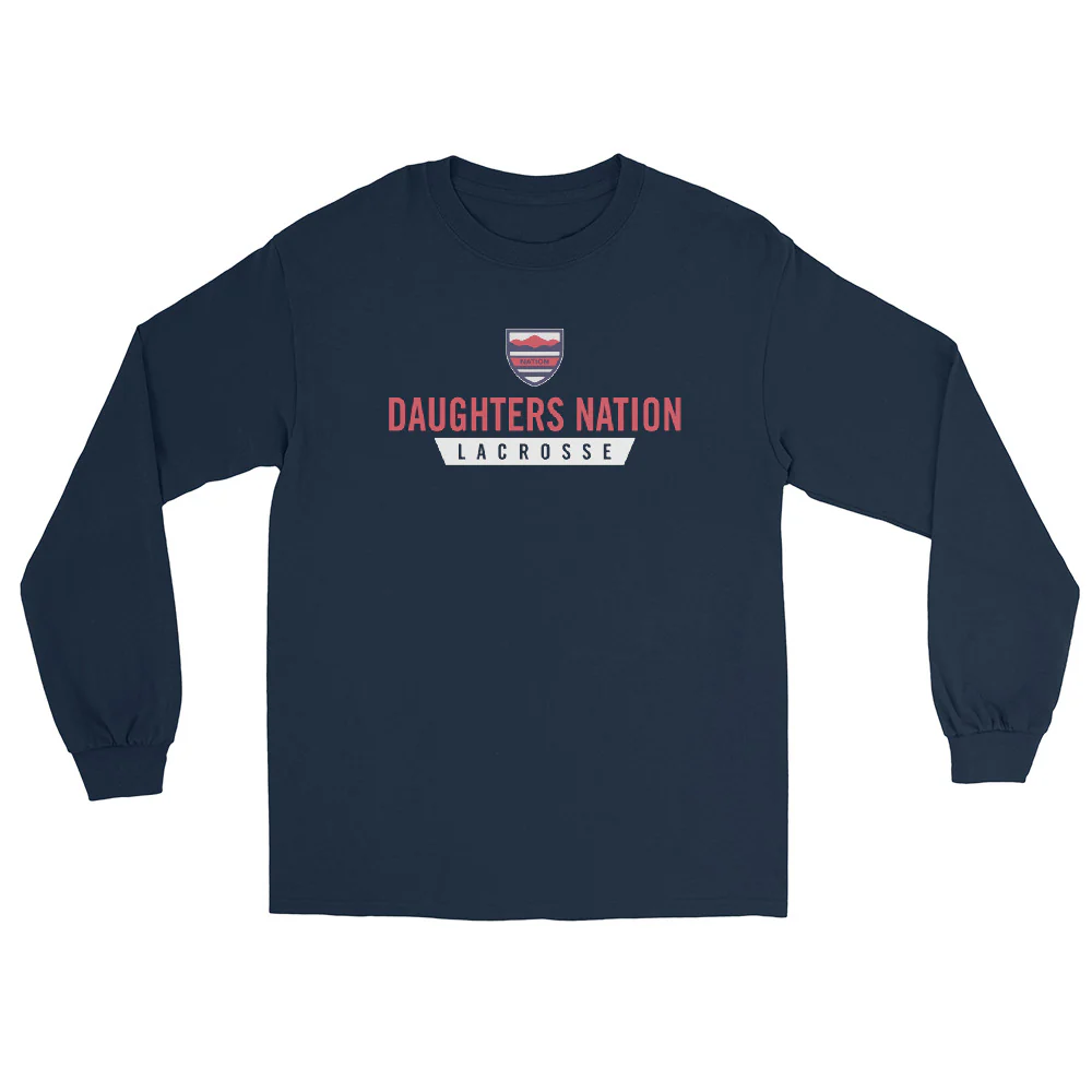 Nation Stacked Men’s Long Sleeve Shirt