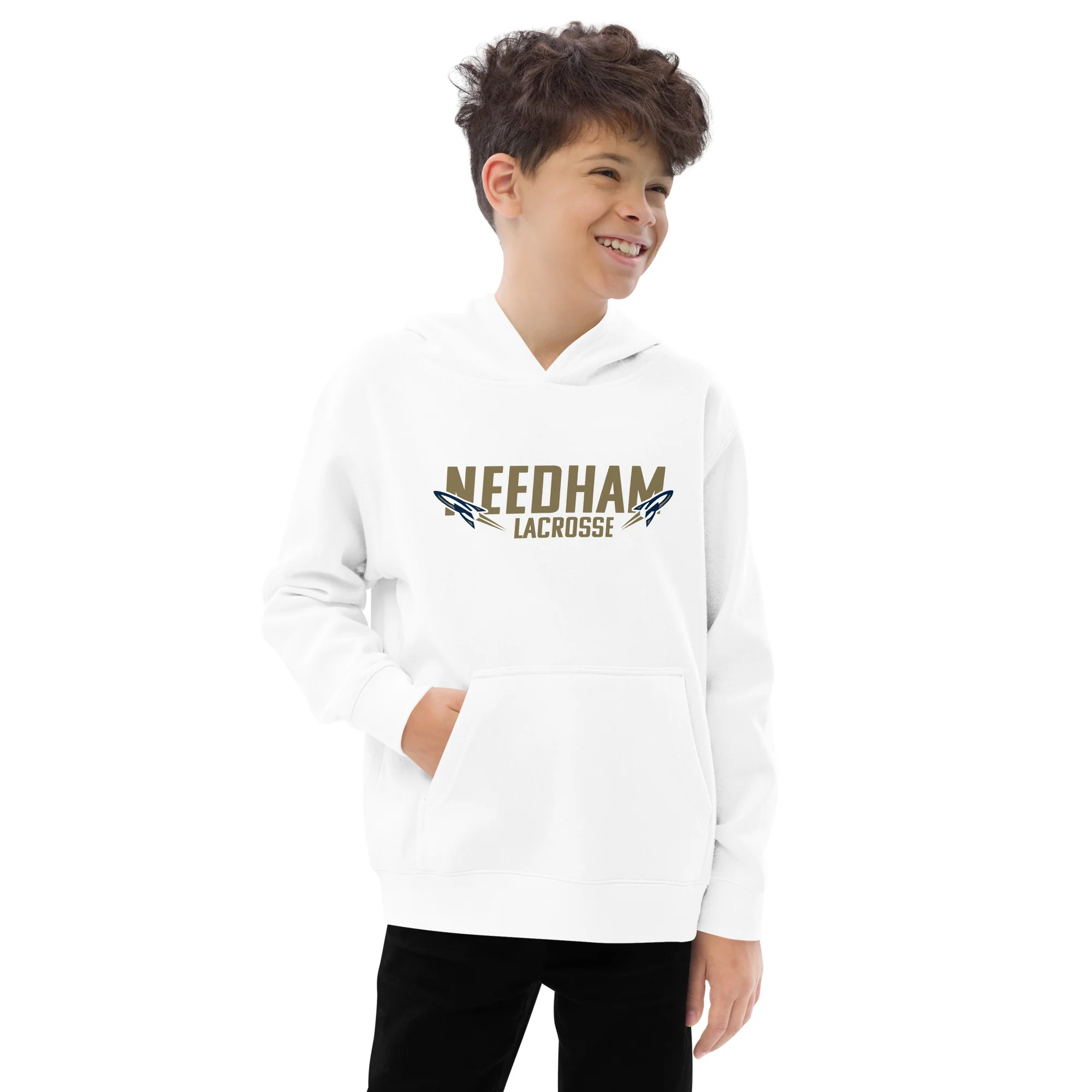 Needham Youth Fleece Hoodie - Image 5