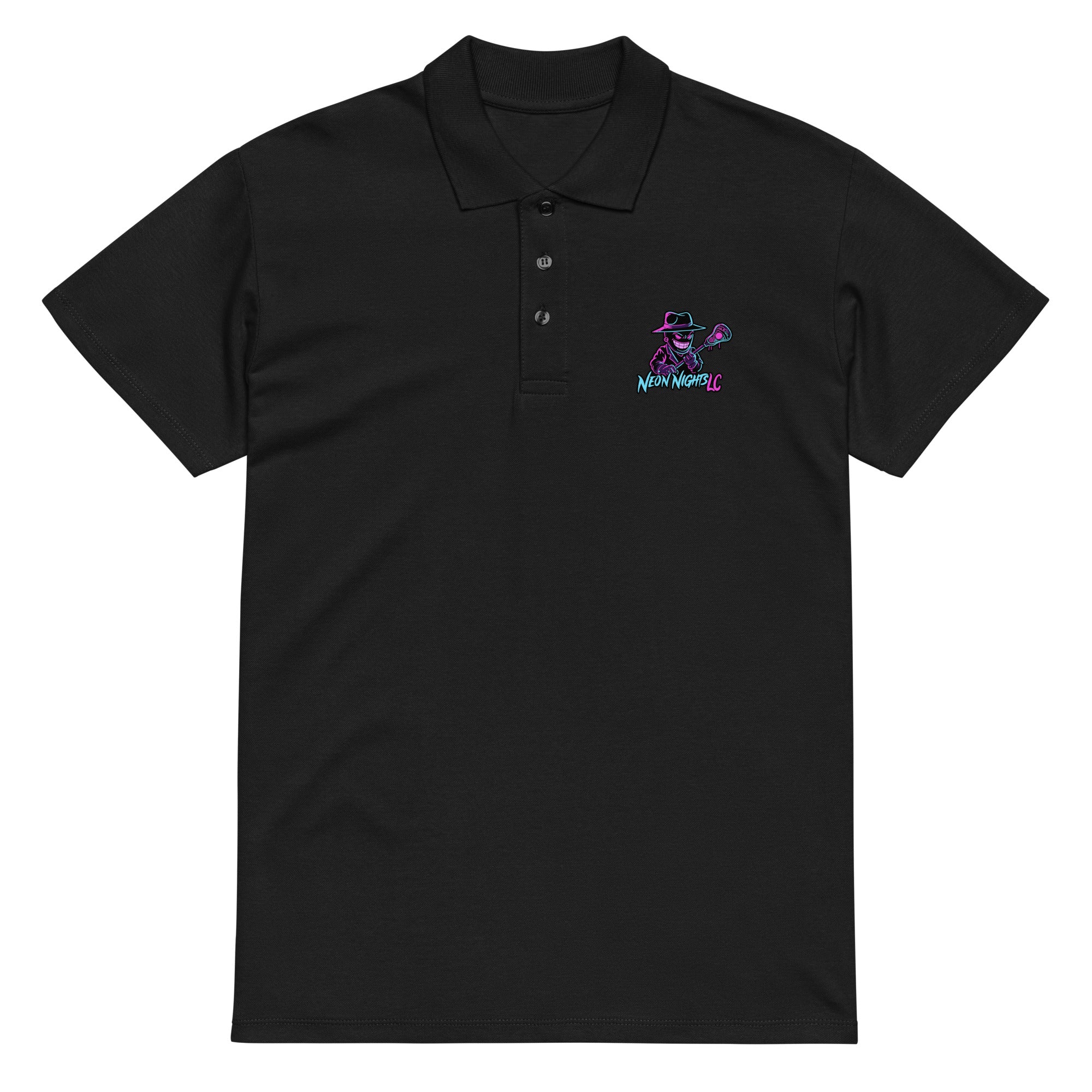 Neon Nights Premium pique polo shirt - Image 3