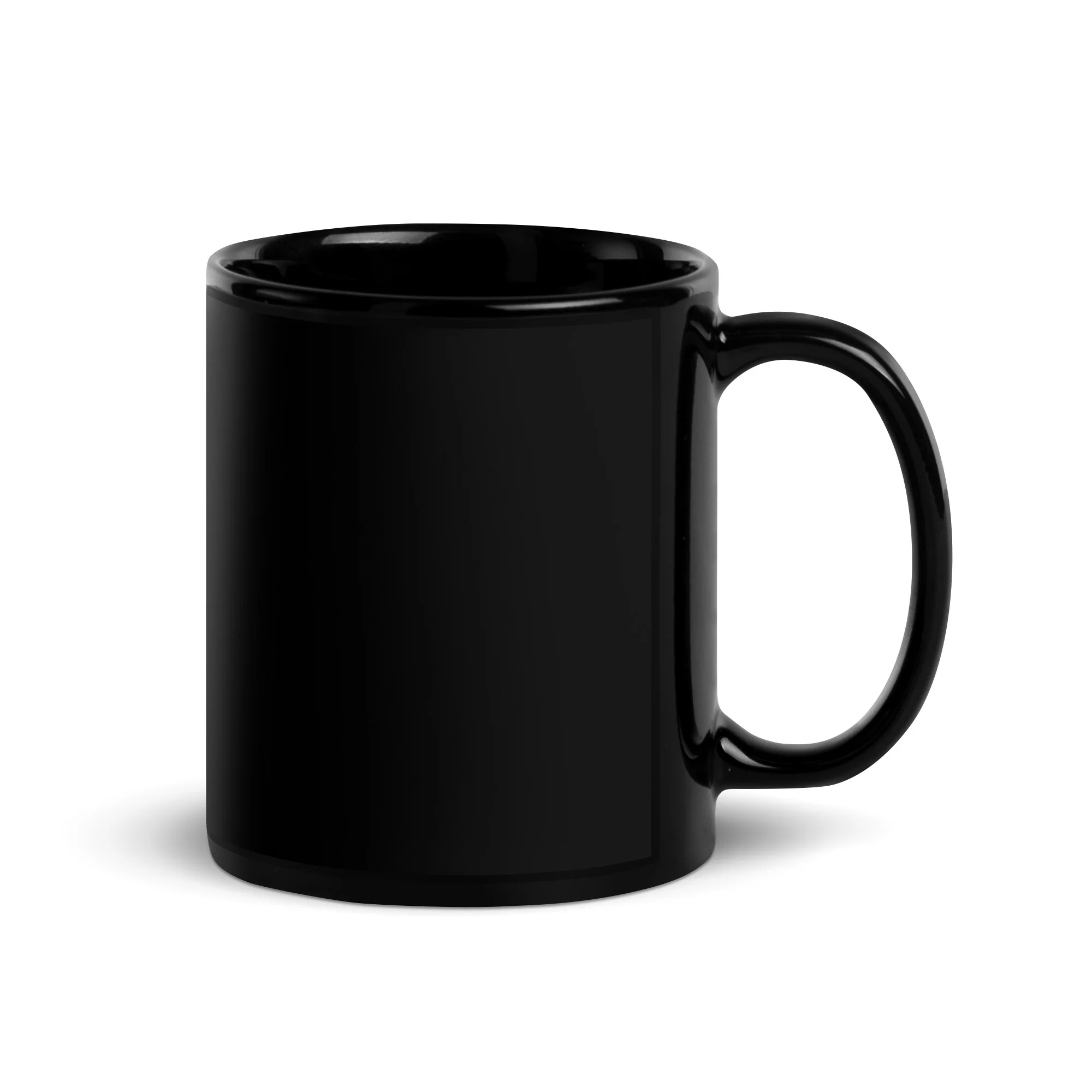 Redhawks Black Glossy Mug - Image 2
