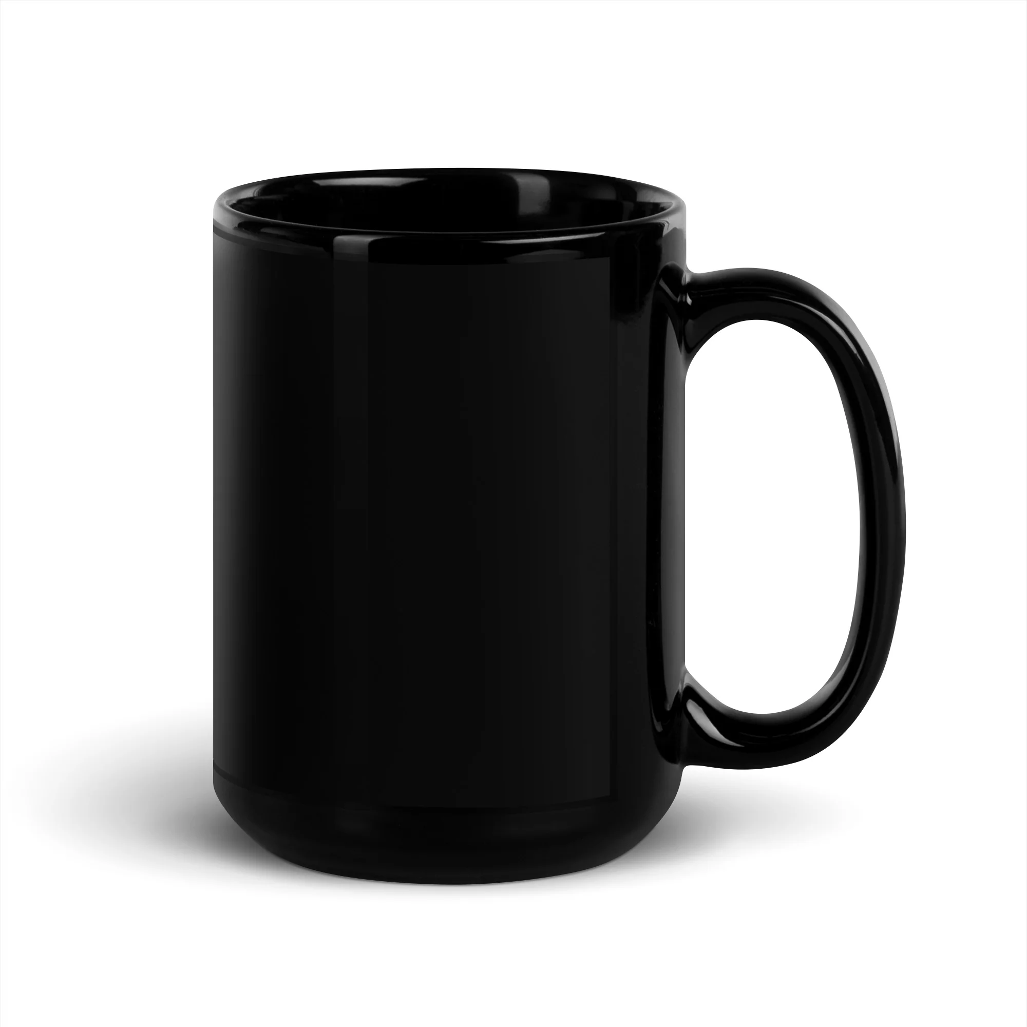 Redhawks Black Glossy Mug - Image 5