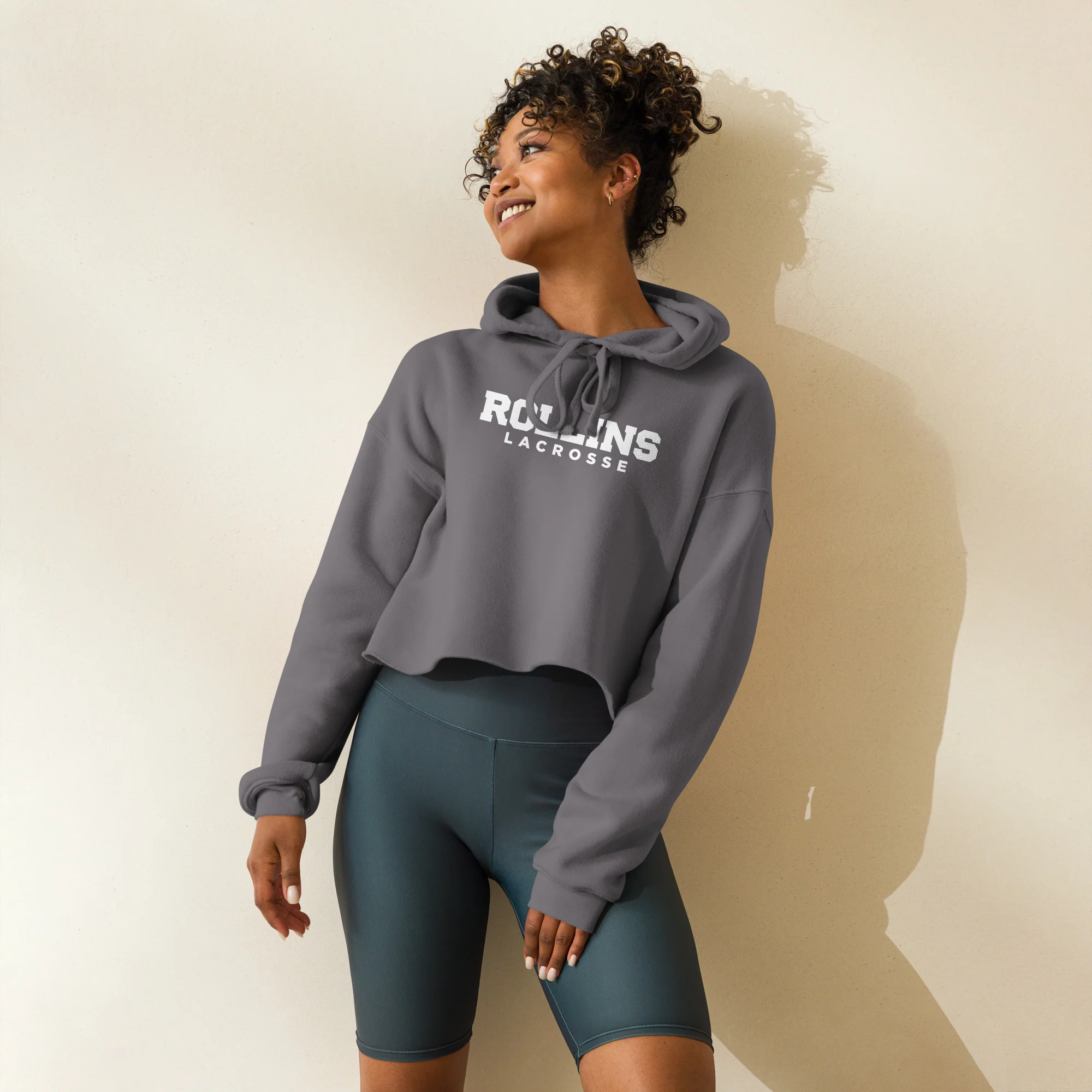 Rollins Crop Hoodie - Image 3