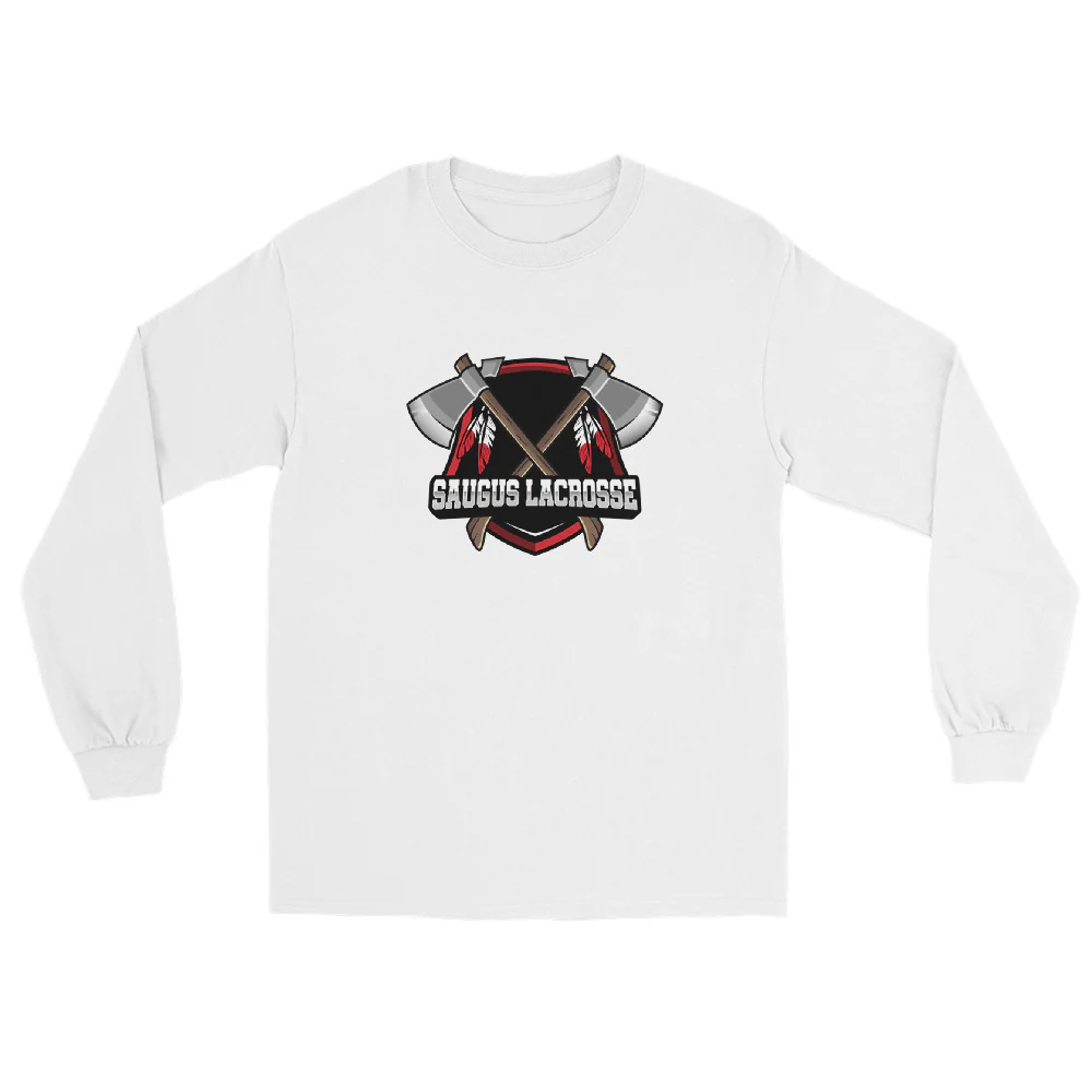 Saugus Logo Men’s Long Sleeve Shirt - Image 4