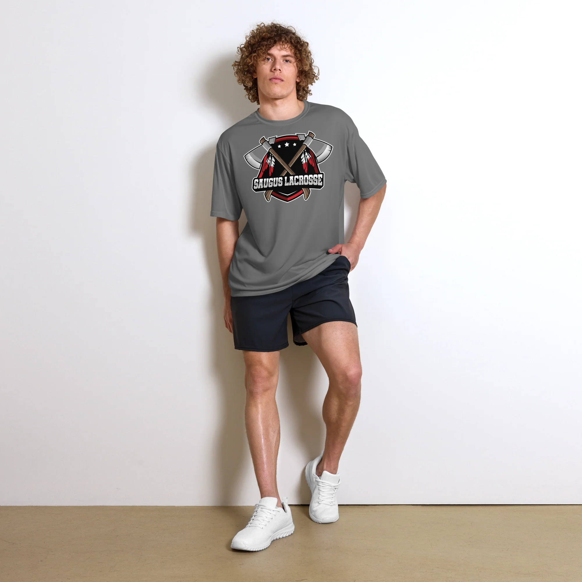 Saugus Unisex Performance t-shirt - Image 2