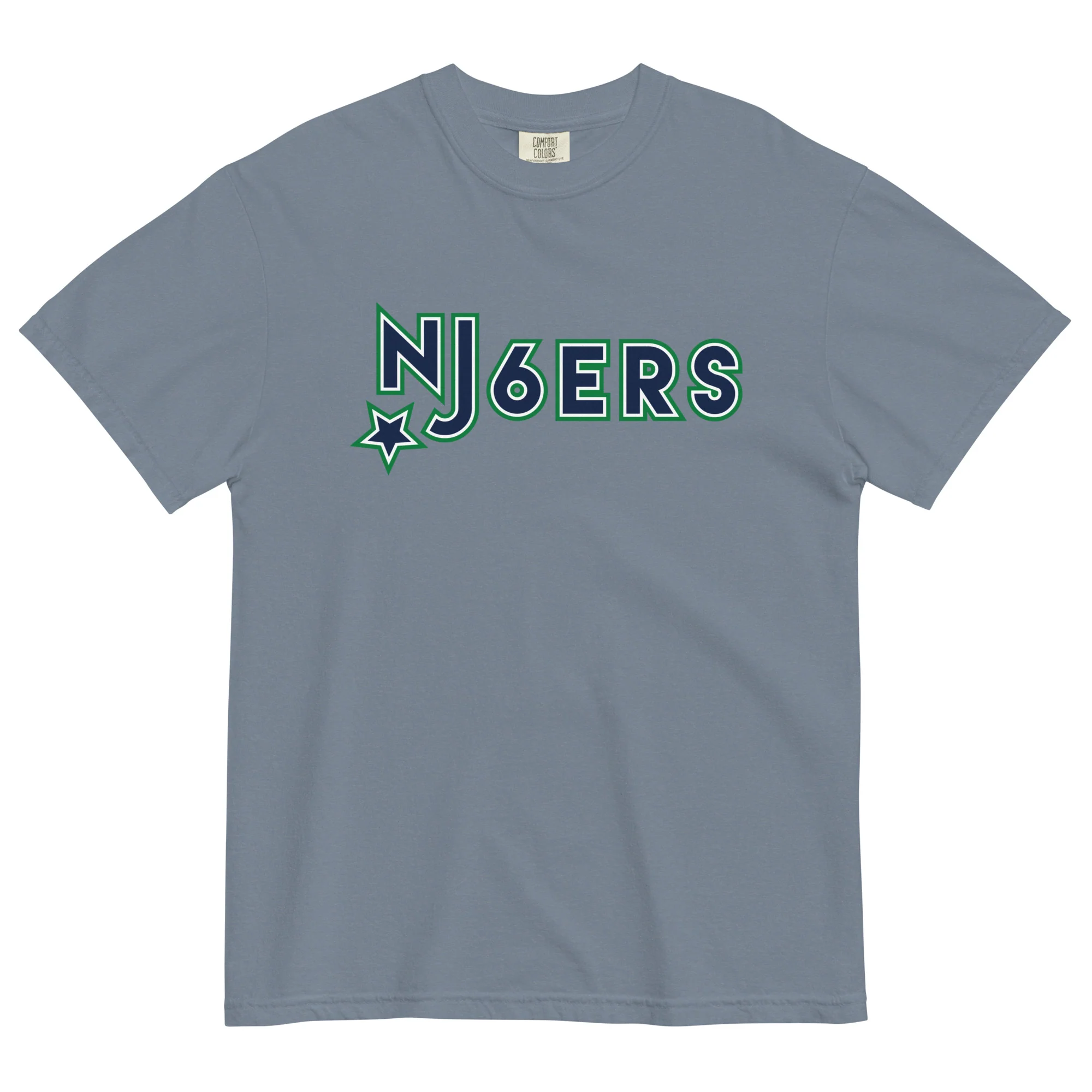 Sixers Unisex garment-dyed t-shirt