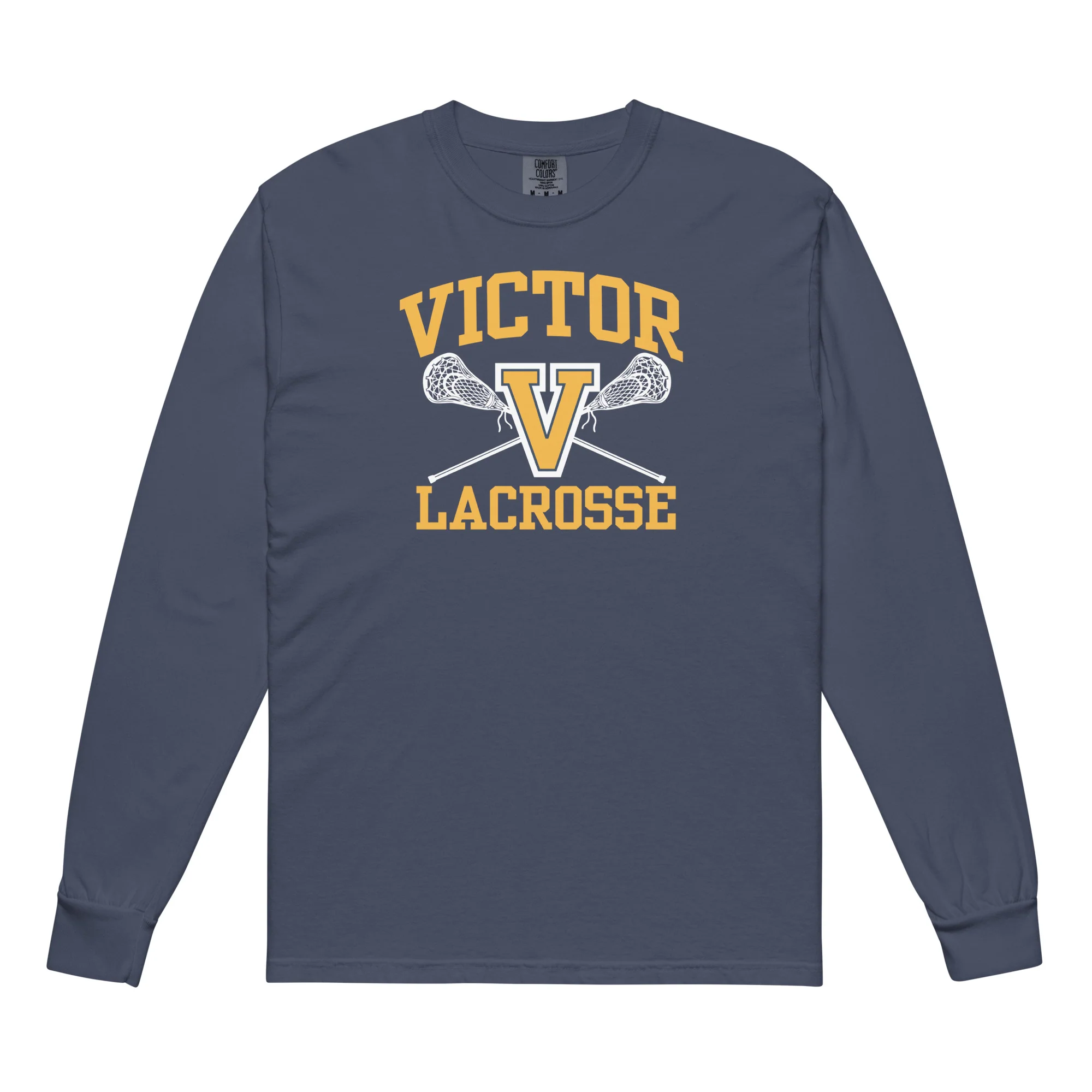 Victor Garment-dyed heavyweight long-sleeve shirt